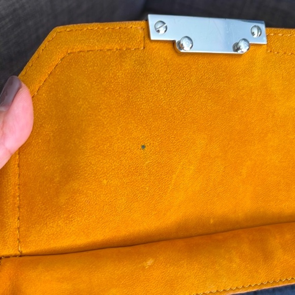 Alexander Wang Mustard Suede Cross Body Bag - Picture 7 of 7